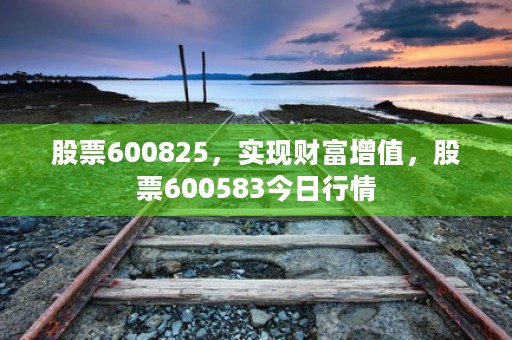 股票600825，实现财富增值，股票600583今日行情