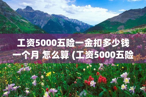 工资5000五险一金扣多少钱一个月 怎么算 (工资5000五险扣多少)