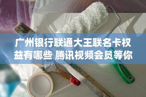 广州银行联通大王联名卡权益有哪些 腾讯视频会员等你领 (广州银行联通大王白金卡权益)