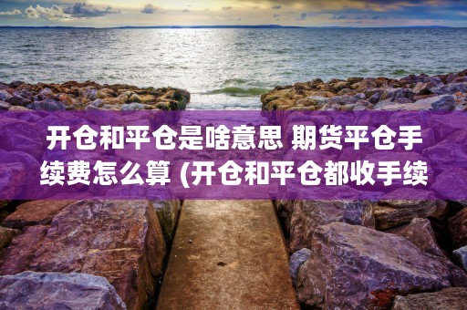 开仓和平仓是啥意思 期货平仓手续费怎么算 (开仓和平仓都收手续费吗)