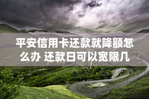 平安信用卡还款就降额怎么办 还款日可以宽限几天 (平安信用卡还款就降额可以分期吗)