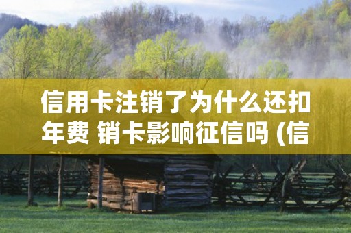 信用卡注销了为什么还扣年费 销卡影响征信吗 (信用卡注销了为什么还有账单)