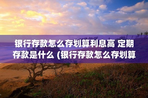 银行存款怎么存划算利息高 定期存款是什么 (银行存款怎么存划算)