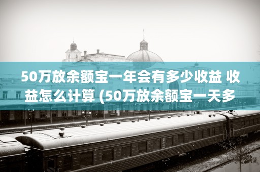 50万放余额宝一年会有多少收益 收益怎么计算 (50万放余额宝一天多少钱利息)