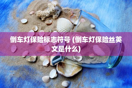 倒车灯保险标志符号 (倒车灯保险丝英文是什么)