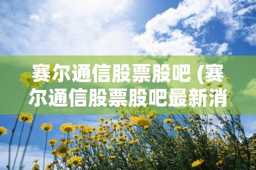 赛尔通信股票股吧 (赛尔通信股票股吧最新消息)