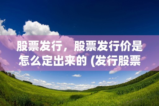 股票发行，股票发行价是怎么定出来的 (发行股票是)