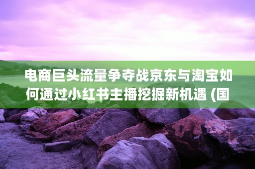 电商巨头流量争夺战京东与淘宝如何通过小红书主播挖掘新机遇 (国内电商流量排名)