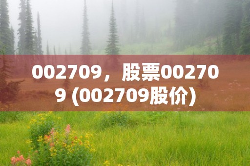 002709，股票002709 (002709股价)