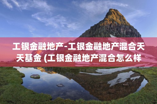 工银金融地产-工银金融地产混合天天基金 (工银金融地产混合怎么样)