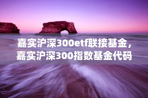 嘉实沪深300etf联接基金，嘉实沪深300指数基金代码 (嘉实沪深300ETF代码)