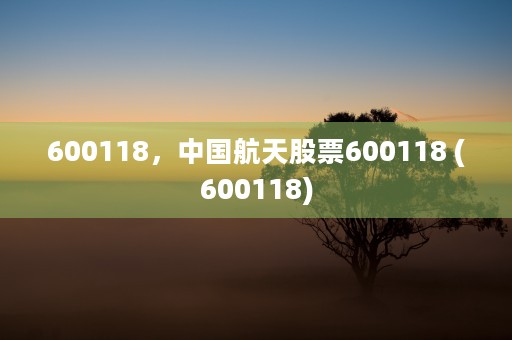 600118，中国航天股票600118 (600118)