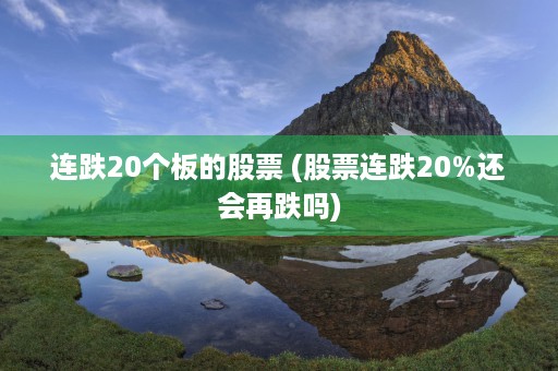 连跌20个板的股票 (股票连跌20%还会再跌吗)