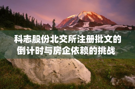 科志股份北交所注册批文的倒计时与房企依赖的挑战 (北交所万泰股份)