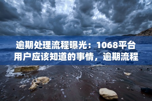 逾期处理流程曝光：1068平台用户应该知道的事情，逾期流程是什么